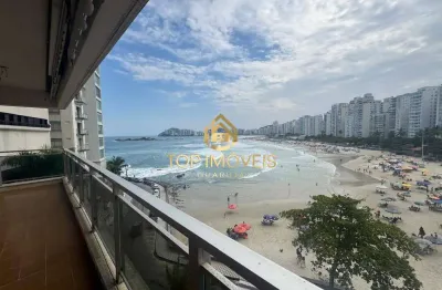 Apartamento com varanda e vista para o mar praia de pitangueiras guarujá