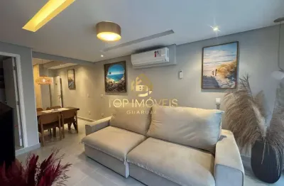 Apartamento reformado com varanda a 100 metros da praia de pitangueiras gja
