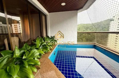 Apartamento com piscina e varanda gourmet na praia de pitangueiras guarujá