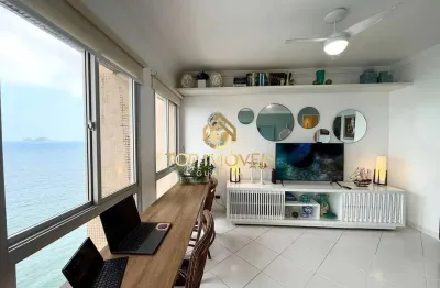 Amplo apartamento de frente para o mar na praia de pitangueiras guarujá sp
