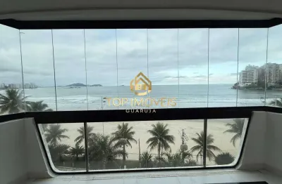 Apartamento frente para o mar na praia das astúrias guarujá sp