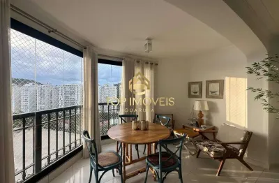 Amplo apartamento reformado frente para o mar praia de pitangueiras guarujá