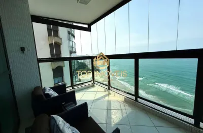 Apartamento frente para o mar (3 suites) na praia das astúrias, guarujá sp