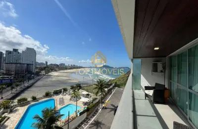 Apartamento à beira mar em condomínio clube praia da enseada guarujá sp