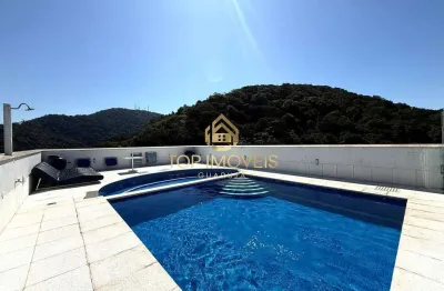 Cobertura com piscina a 1 quadra da praia das pitangueiras - guarujá sp