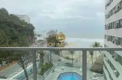 Apartamento frente para o mar na praia das astúrias - guarujá sp