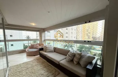 Apartamento frente mar com ampla varanda gourmet na praia das astúrias