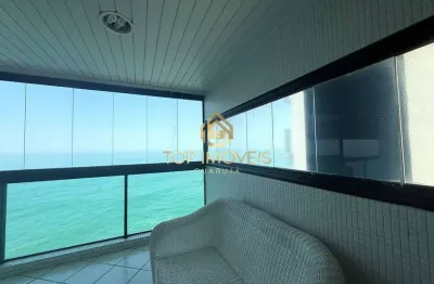 Apartamento frente mar lazer total, 3 suítes no morro do maluf - guarujá.