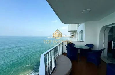 Apartamento frente mar morro maluf na praia das pitangueiras - guarujá