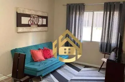 Apartamento com 1 dormitório à venda, 43 m² por r$ 235.000,00 - praia da enseada - guarujá/sp