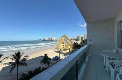 Apartamento com 1 dormitório à venda, 80 m² por r$ 700.000,00 - praia das pitangueiras frente mar - guarujá/sp