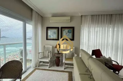 Apartamento com 4 dormitórios à venda, 175 m² por r$ 1.790.000,00 - praia das pitangueiras frente mar - guarujá/sp