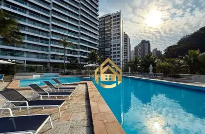 Apartamento com 3 dormitórios para alugar por r$ 7.500,00 - praia das pitangueiras frente mar - guarujá/sp