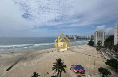 Apartamento com 3 dormitórios à venda, 75 m² por r$ 640.000,00 - praia das pitangueiras frente mar - guarujá/sp