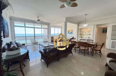 Apartamento com 5 dormitórios à venda por r$ 1.500.000,00 - praia das pitangueiras frente mar - guarujá/sp