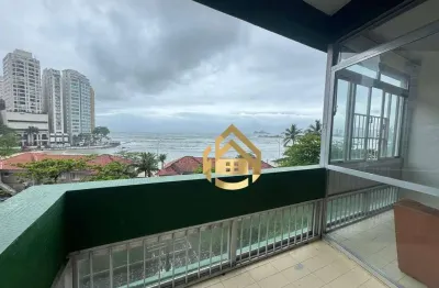 Apartamento com 4 dormitórios à venda por r$ 850.000,00 - praia das pitangueiras frente mar - guarujá/sp