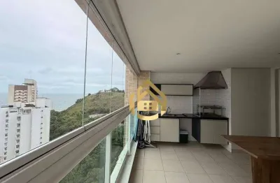Apartamento com 2 dormitórios para alugar por r$ 9.000,00 - praia das asturias frente mar - guarujá/sp