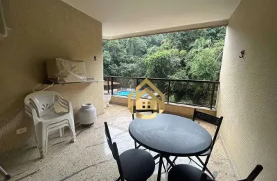 Apartamento com 3 dormitórios para alugar por r$ 4.500,00 - praia das pitangueiras - guarujá/sp