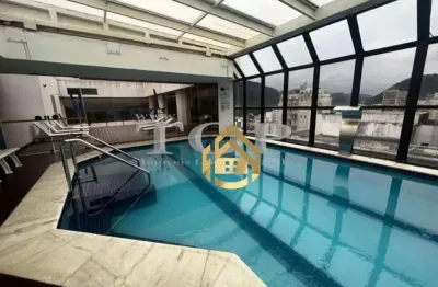 Apartamento com 3 dormitórios para alugar, 100 m² por r$ 10.000,02 - praia das pitangueiras frente mar - guarujá/sp