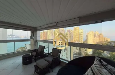 Apartamento com 3 dormitórios para alugar por r$ 7.500,00 - praia das asturias frente mar - guarujá/sp