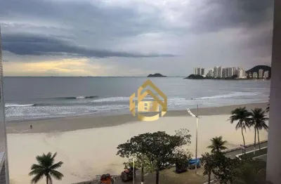 Apartamento com 3 dormitórios à venda por r$ 540.000,00 - praia das pitangueiras frente mar - guarujá/sp