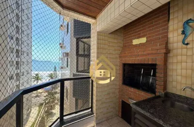 Apartamento com 4 dormitórios à venda, 140 m² por r$ 1.300.000,00 - praia das asturias frente mar - guarujá/sp