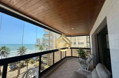 Apartamento com 3 dormitórios à venda, 140 m² por r$ 1.500.000,00 - praia das asturias frente mar - guarujá/sp