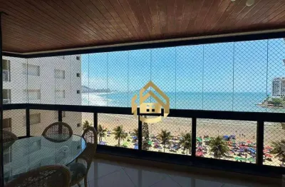 Apartamento com 4 dormitórios à venda, 136 m² por r$ 1.600.000,00 - praia das asturias frente mar - guarujá/sp