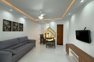 Apartamento vista mar com 1 dormitório à venda por r$ 380.000 - praia das pitangueiras - guarujá/sp
