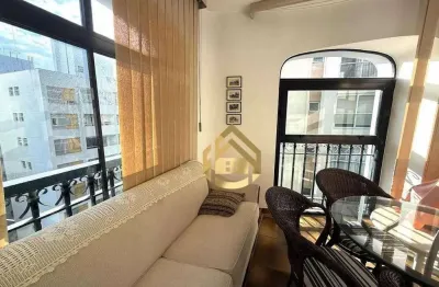 Apartamento com 3 dormitórios à venda, 140 m² por r$ 900.000 - na quadra da praia das pitangueiras - guarujá/sp
