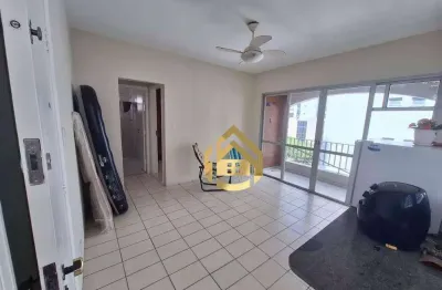 Apartamento com 1 dormitório à venda, 52 m² por r$ 375.000,00 - praia das pitangueiras - guarujá/sp