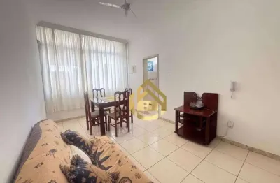 Apartamento com 1 dormitório à venda, 47 m² por r$ 360.000,00 - praia das pitangueiras - guarujá/sp
