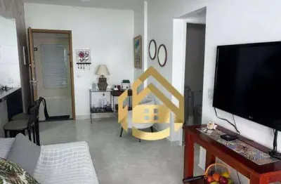 Apartamento com 3 dormitórios à venda por r$ 770.000,00 - praia do tombo - guarujá/sp