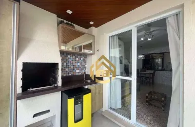 Apartamento com 3 dormitórios à venda, 100 m² por r$ 790.000,00 - praia das astúrias - guarujá/sp