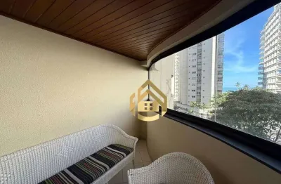 Apartamento com piscina 1 quadra da praia com 2 dormitórios à venda, 150 m² por r$ 600.000 - praia das pitangueiras - guarujá/sp
