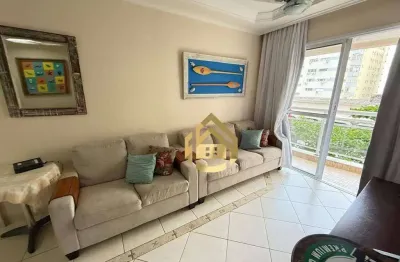 Apartamento com 3 dormitórios para alugar, 90 m² por r$ 4.500,00 - praia das pitangueiras - guarujá/sp