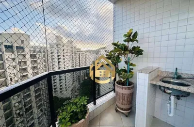 Apartamento com piscina 2 vagas 4 dormitórios à venda, 145 m² por r$ 950.000 - praia das pitangueiras - guarujá/sp