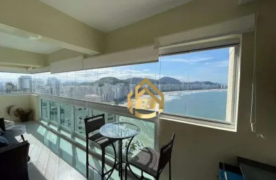 Cobertura com 3 dormitórios à venda por r$ 2.500.000,00 - praia das asturias frente mar - guarujá/sp