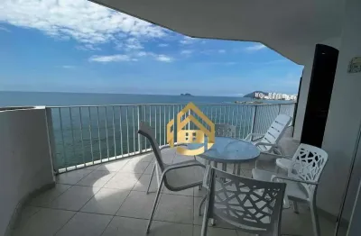 Apartamento com 4 dormitórios à venda, 150 m² por r$ 980.000,00 - praia das pitangueiras frente mar - guarujá/sp