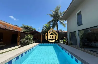 Casa com 6 dormitórios, 280 m² - venda por r$ 800.000 ou aluguel por r$ 8.000/mês - praia da enseada - guarujá/sp