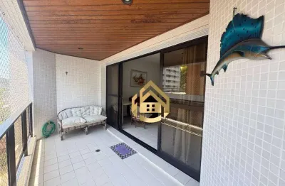 Apartamento com 3 dormitórios para alugar por r$ 4.200/mês - praia das pitangueiras - guarujá/sp