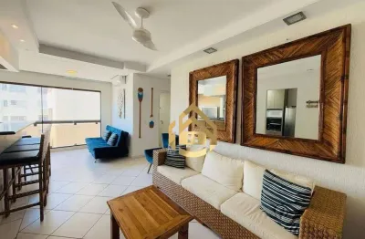 Apartamento com 1 dormitório à venda, 62 m² por r$ 440.000,00 - praia das pitangueiras - guarujá/sp