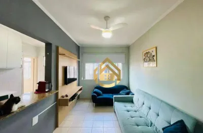 Apartamento com 1 dormitório à venda por R$ 300.000,00 - Praia do Tombo - Guarujá/SP