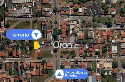 Terreno à venda, 487 m² por r$ 169.000,00 - setor santo andré - aparecida de goiânia/go