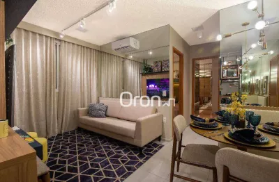 Apartamento com 2 dormitórios à venda, 52 m² por r$ 330.000,00 - jardim santa cecília - aparecida de goiânia/go