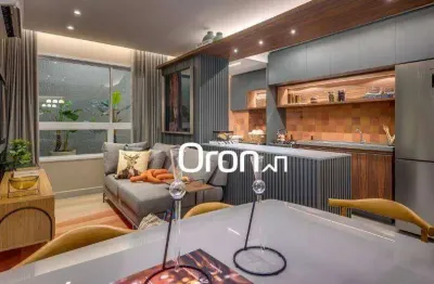 Apartamento com 2 dormitórios à venda, 62 m² por r$ 565.000,00 - setor nova suiça - goiânia/go