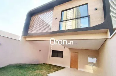 Sobrado à venda, 161 m² por r$ 830.000,00 - vila rosa - goiânia/go