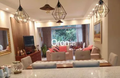 Apartamento com 3 dormitórios à venda, 110 m² por r$ 740.000,00 - jardim goiás - goiânia/go