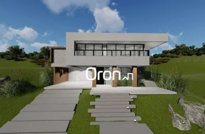 Casa com 5 dormitórios à venda, 370 m² por r$ 5.700.000,00 - residencial aldeia do vale - goiânia/go