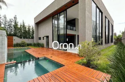 Sobrado à venda, 565 m² por r$ 11.500.000,00 - residencial alphaville flamboyant - goiânia/go